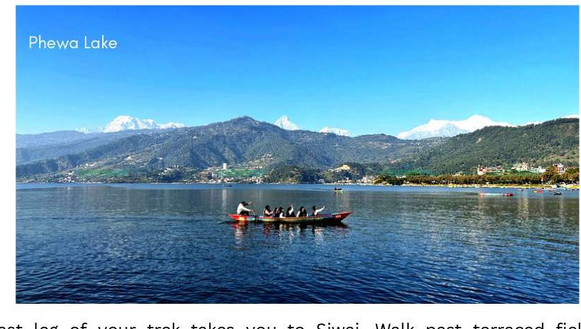 Boating on Phewa Lake in Pokhara