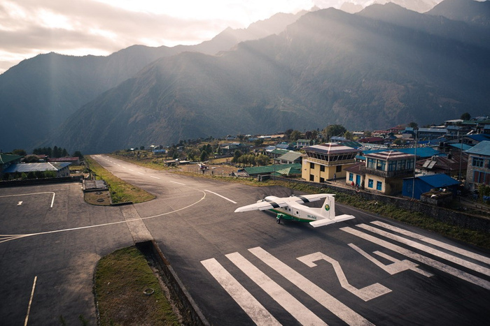 Tengboche Monastery with Khumbu peaks behind